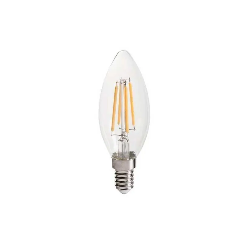 Ampoule E14 flamme filament LED 4W (environ 40W)