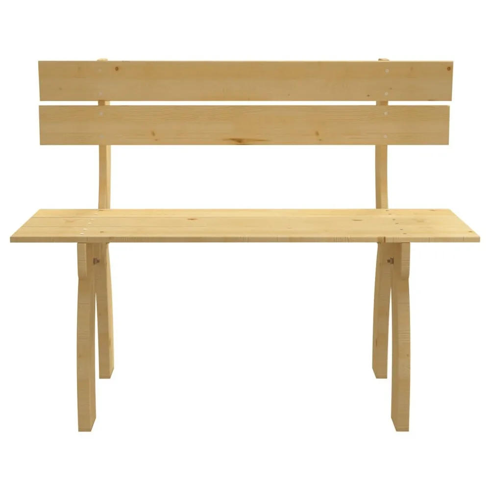 Banc de jardin 150 cm bois de pin imprégné