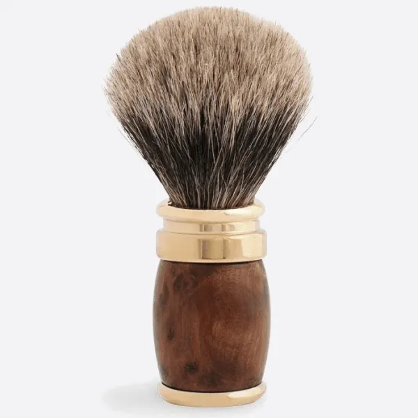 Blaireau Loupe de thuya Or