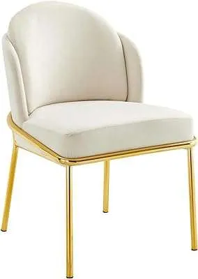 Chaise de salle à manger de luxe en velours nordique chaise de bureau pour restaurant 
