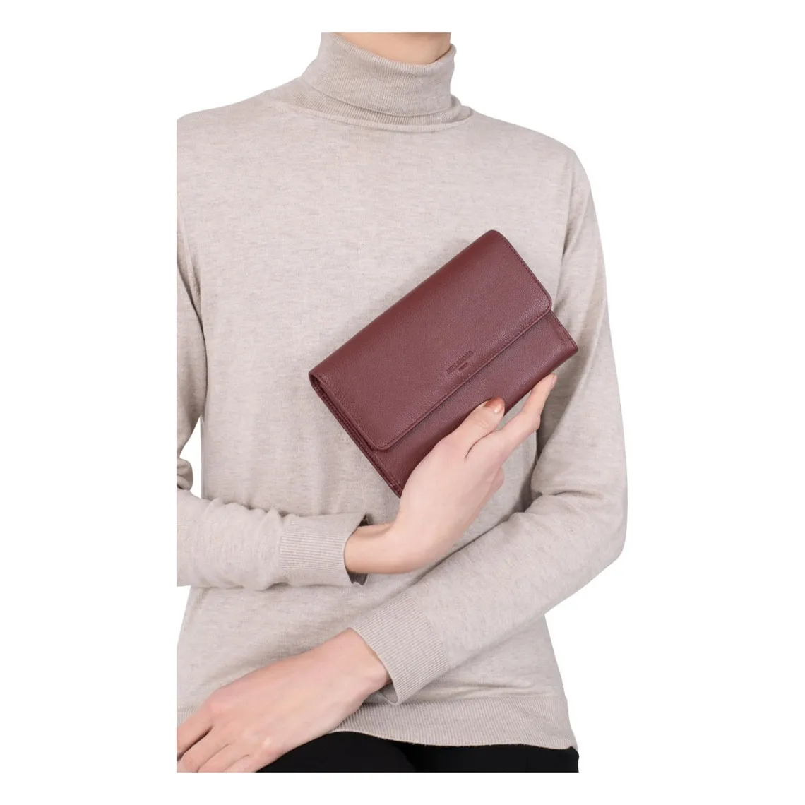 Compagnon de voyage Cuir CONFORT Ivoire Ivy | 3 Suisses
