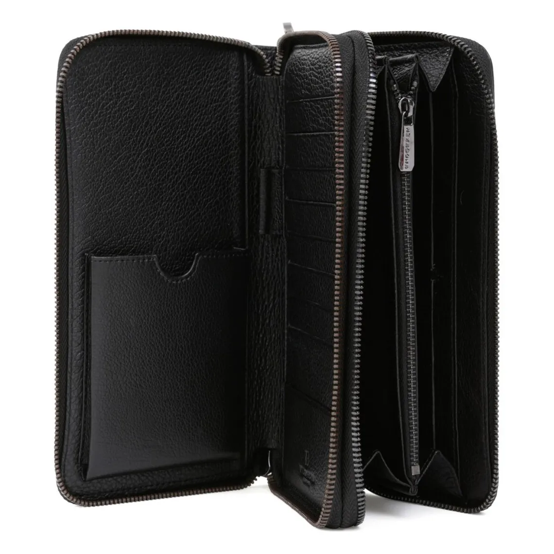 Compagnon de voyage Stop RFID Cuir ENCORE Noir Hexagona - Pochette & Sacoche Homme sur MenCorner