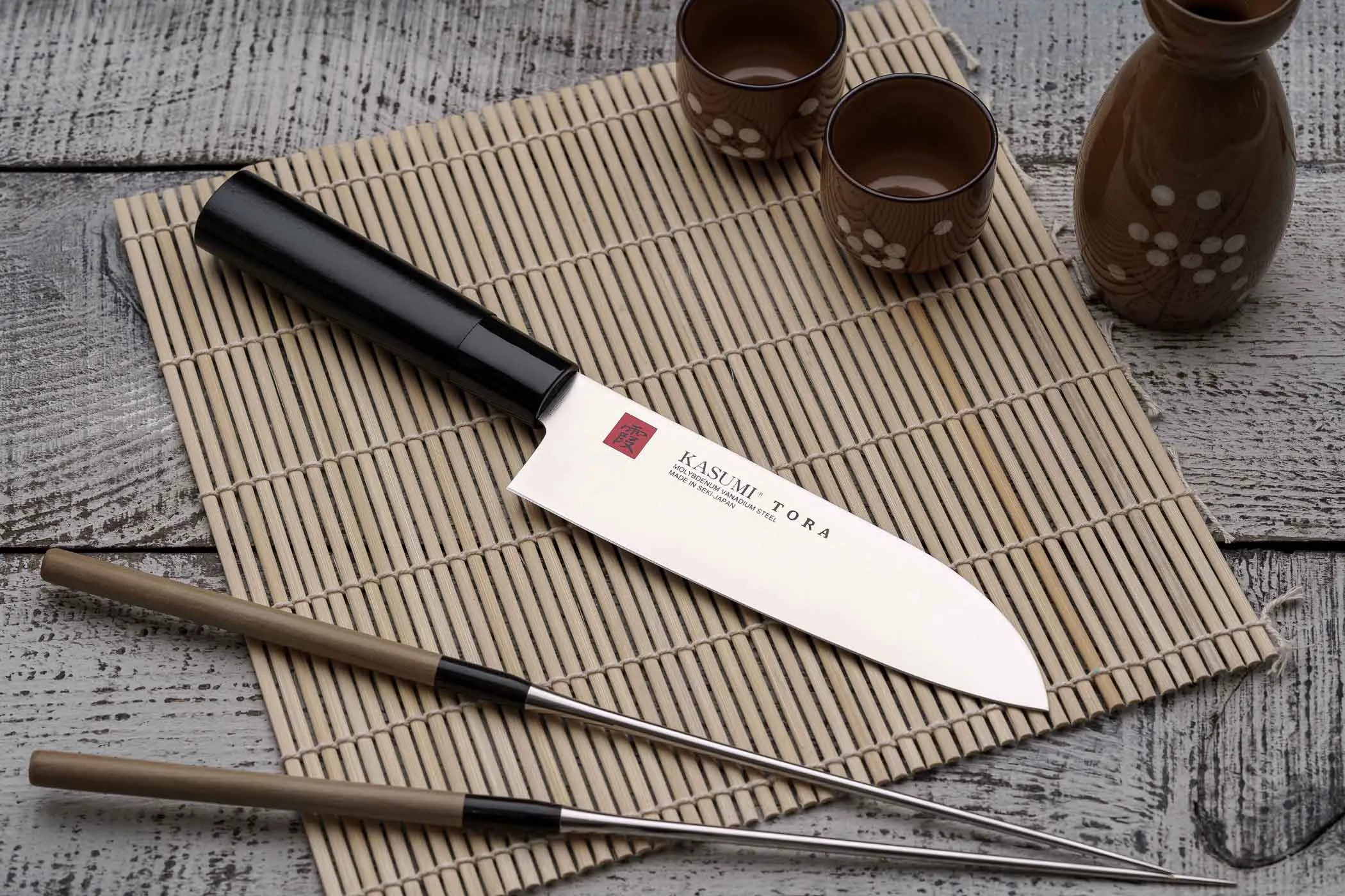 Couteau Santoku 16,5 cm Kasumi Tora 