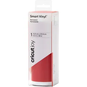 Cricut Film de vinyle Joy, permanent, rouge mat