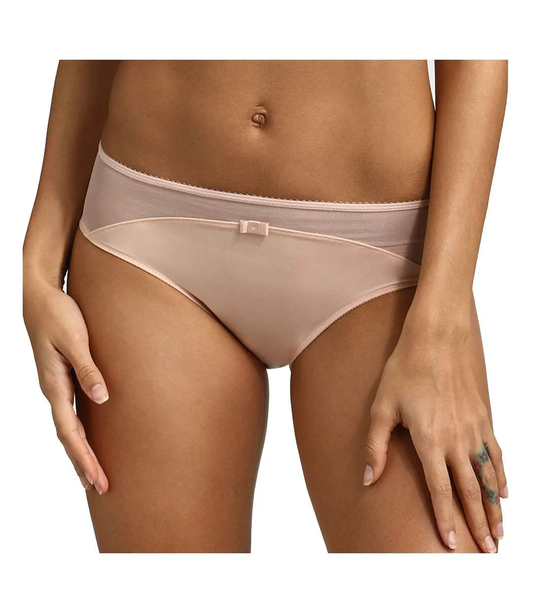 Culotte Nude pailleté Femme Dim Generous Limited Edition