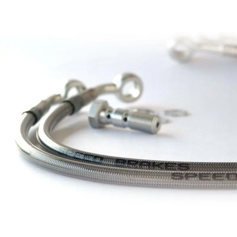 Durite de frein arrière d'aviation SPEEDBRAKES CAGIVA ELEFANT 900 IE inox/raccord bleu