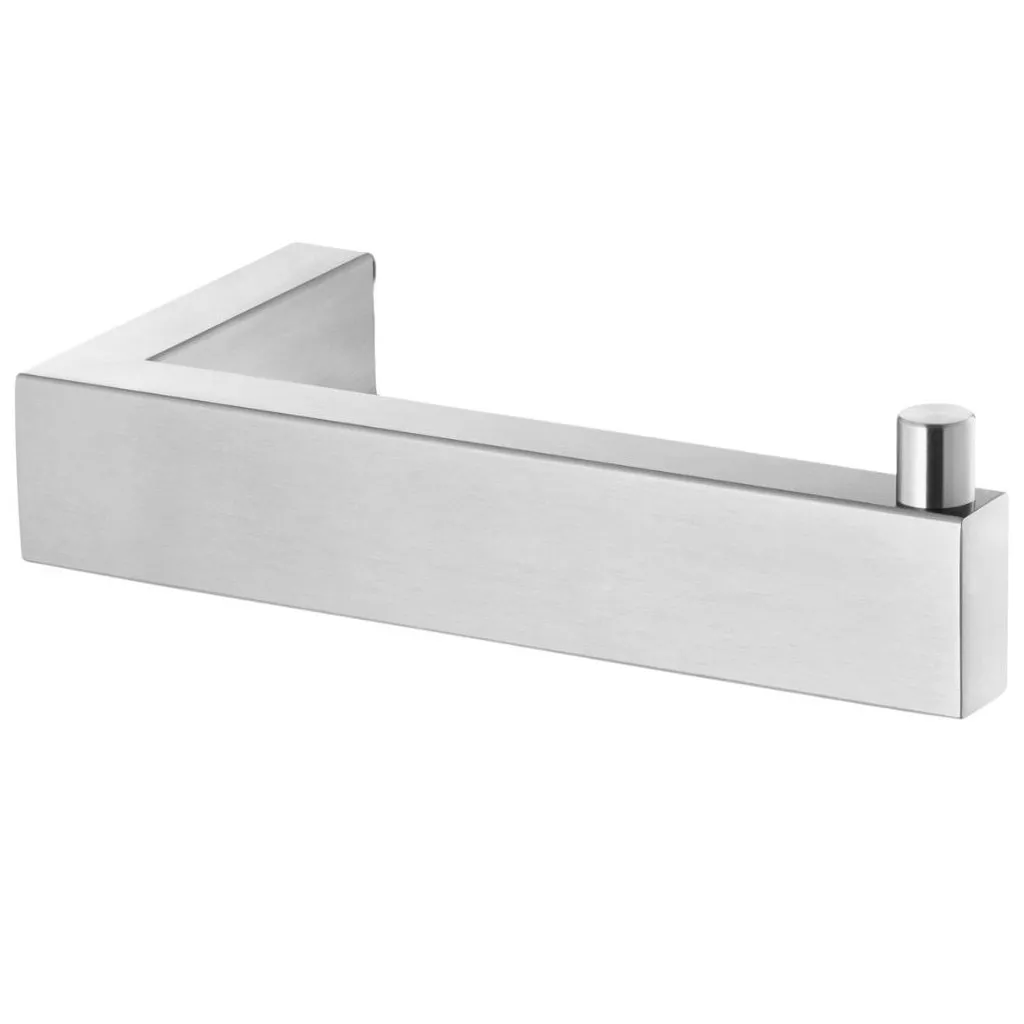 Dérouleur de papier toilette LINEA 14 cm, mat, acier inoxydable, Zack ✔ 50,69 € ⭕ Kulina