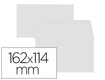 ENVELOPPES 114X162MM BLANC