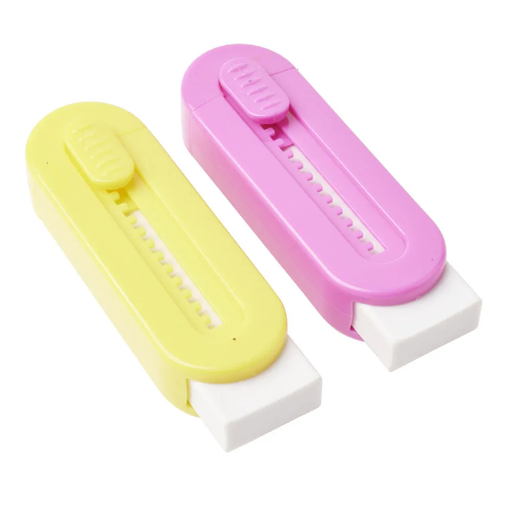 Gomme en caoutchouc rétractable L9cm (2 modèles)