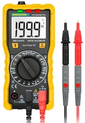 Multimètre numérique PANCONTROL 600V CAT III testeur de continuité test de batterie minimètre PAN acheter à bas prix 