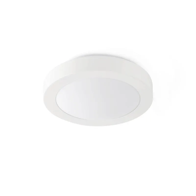 Plafonnier de salle de bain Faro Logos Blanc Aluminium