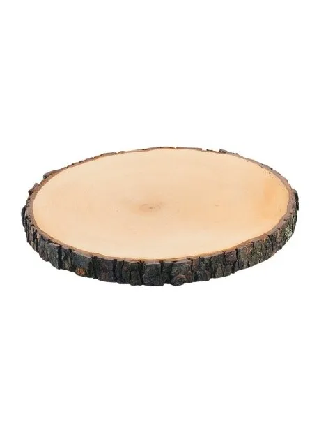 Plateau rond en bois de frêne