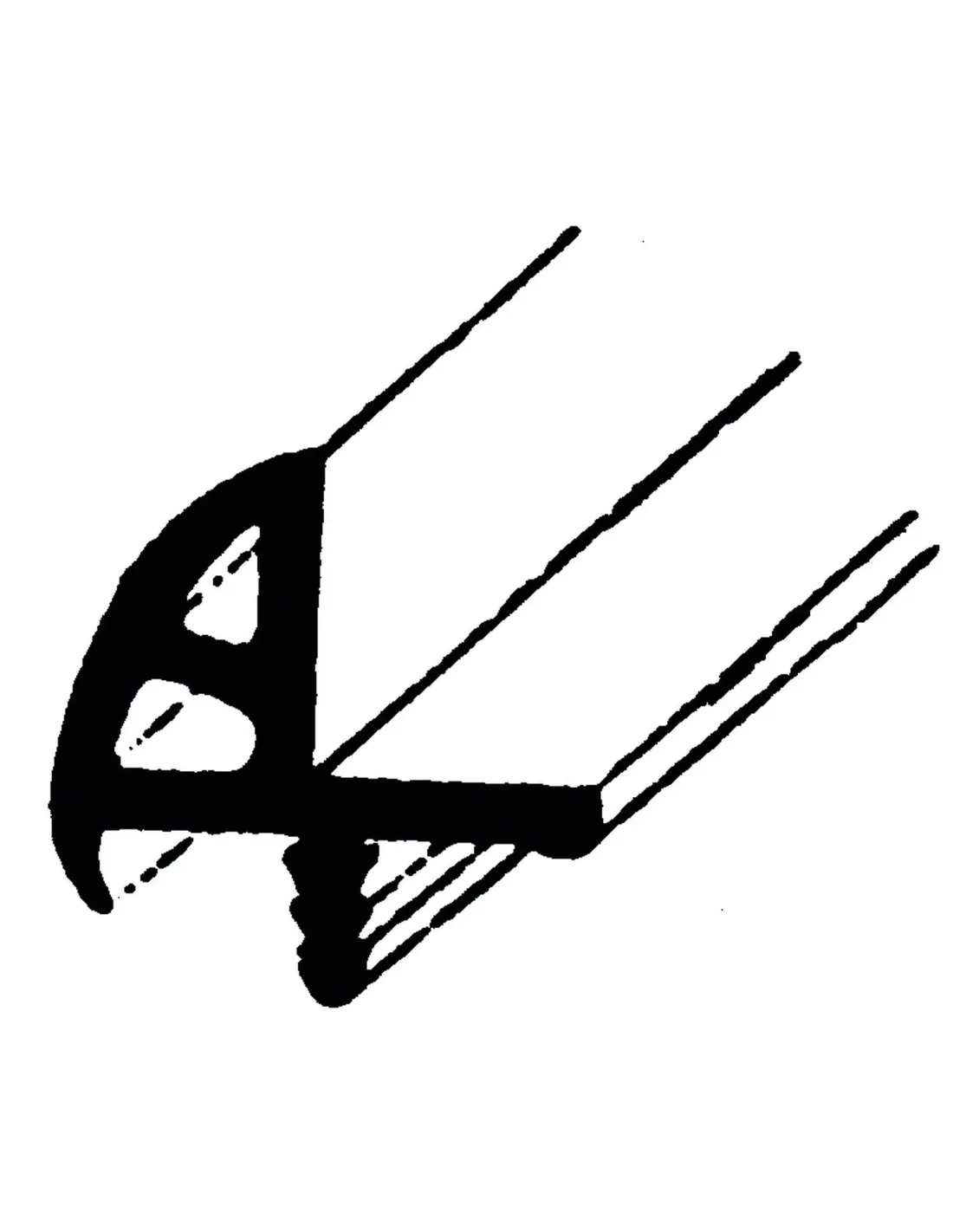 profil de porte gris