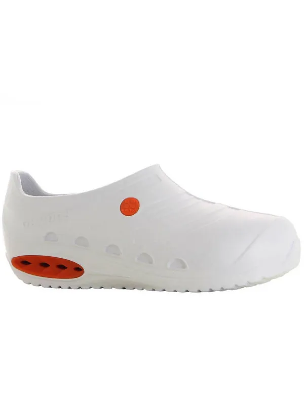Sabot de sécurité blanc Eva SRC avec embout de protection