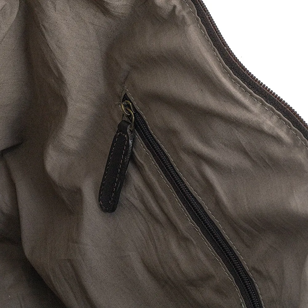 Sac de voyage en cuir édouardien
