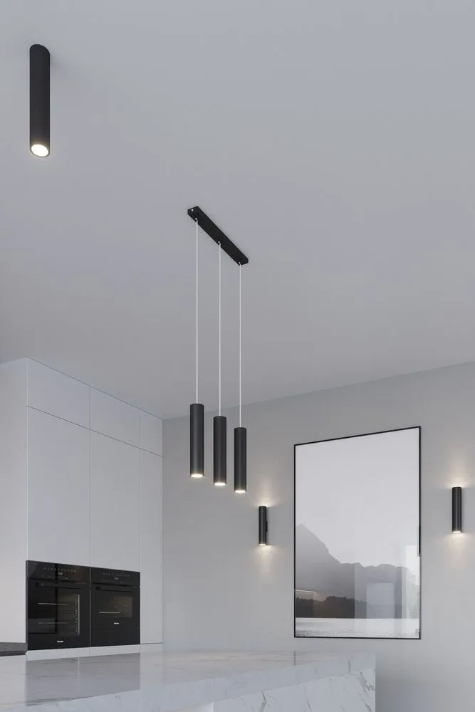 SOLLUX SL.0436 Plafonnier noir LAGOS 30