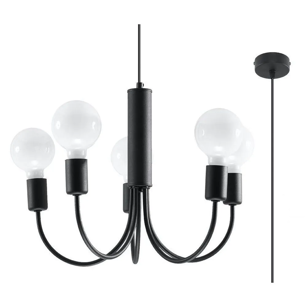 SOLLUX SL.0855 Suspension noire PICCOLO 5