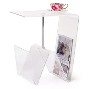 Table Porte-revues DKD Home Decor Métal Transparent Acrylique (40 x 30 x 44 cm)