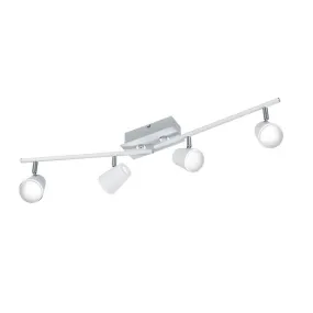 Witte plafondspot glas, Laysha, 6W, 3000K LED